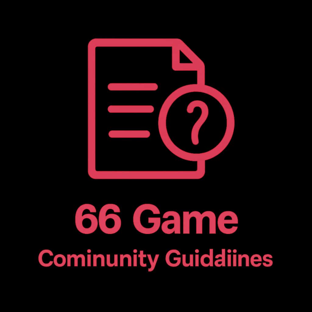 Icon representing 66 Game Community Guidelines.