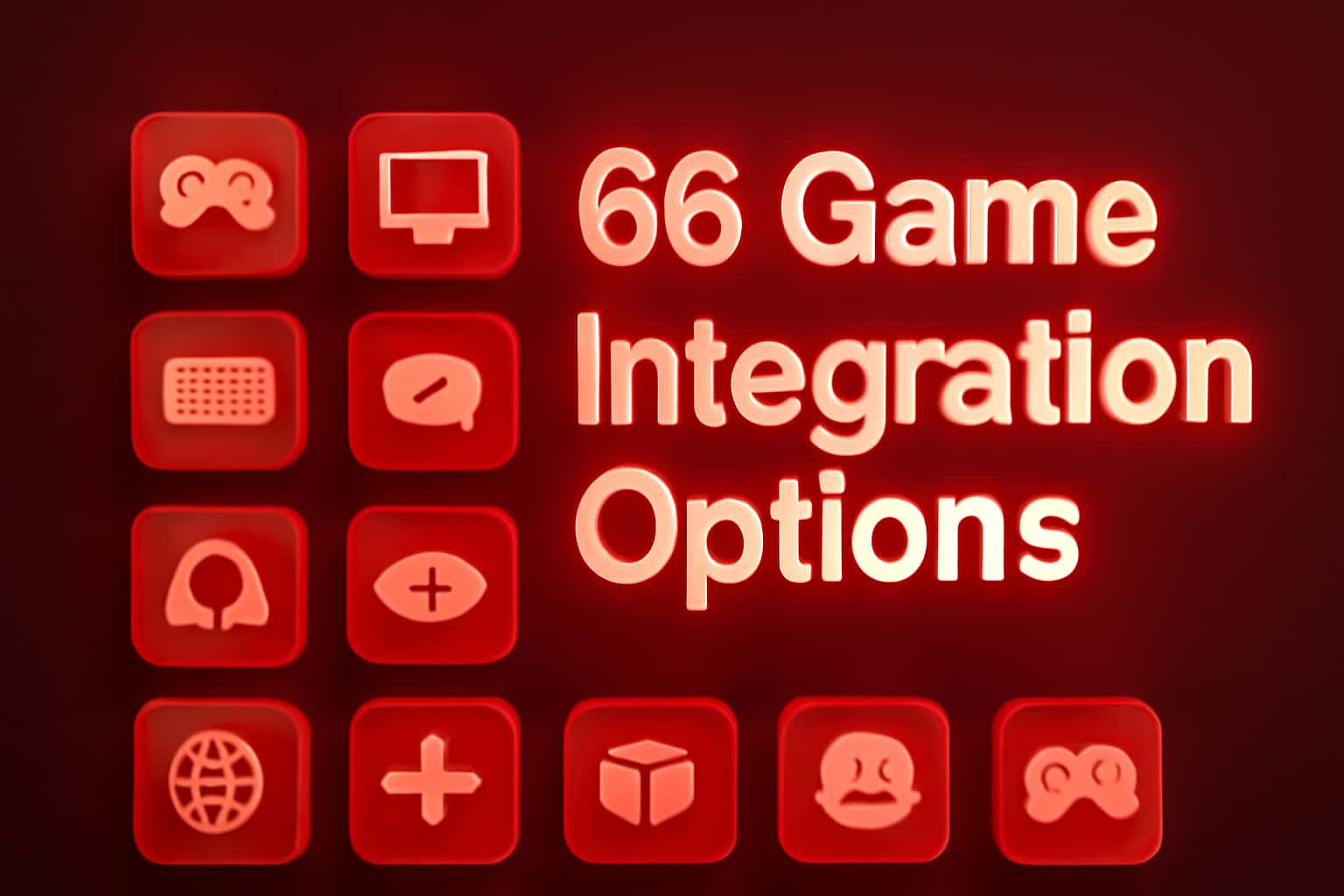 An informative visual representation of integration options for 66 Game.