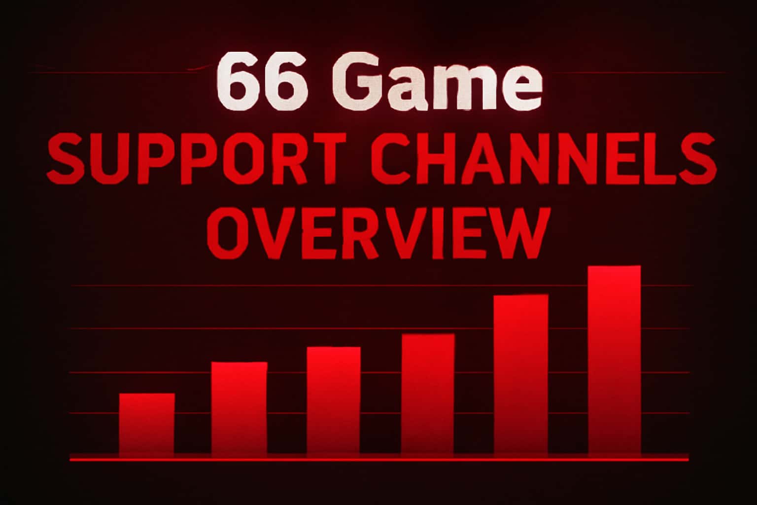 A visual representation of the 66 Game Support Channels, showcasing the essentials of player assistance.