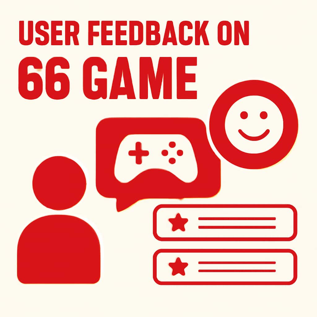 Diagram illustrating user feedback on 66 Game.