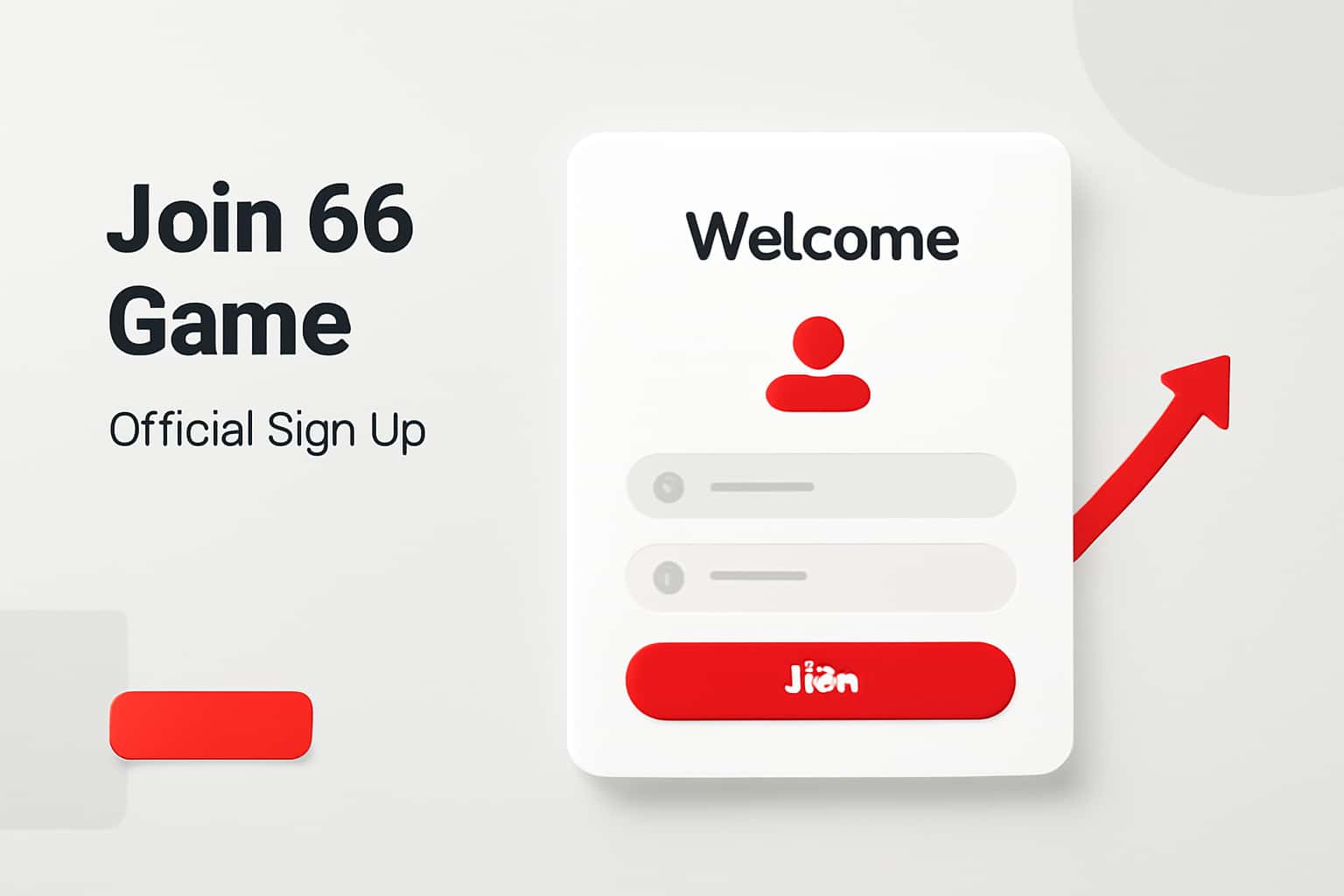 Join 66 Game - Official Sign Up Interface