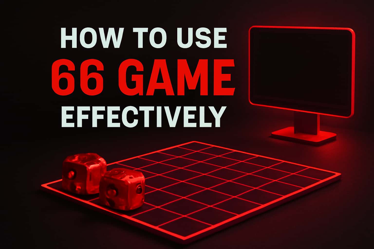 Informative scene illustrating the process of using the 66 Game effectively.