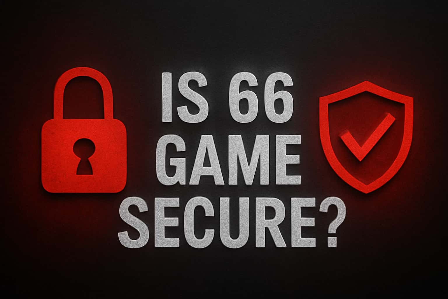 An informative scene depicting the security features of 66 Game.